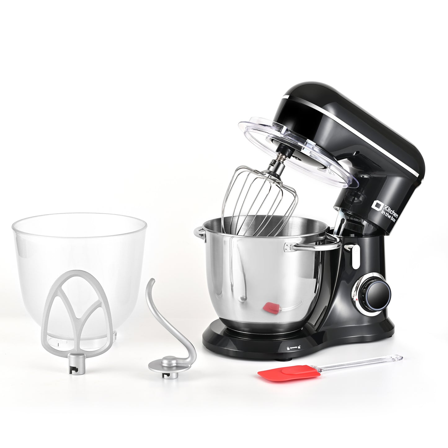 Kitchen Stand Mixer, 10 Speeds, Tilt-Head Design, Sturdy ABS housing, 4.5QT+5QT Nesting Bowls