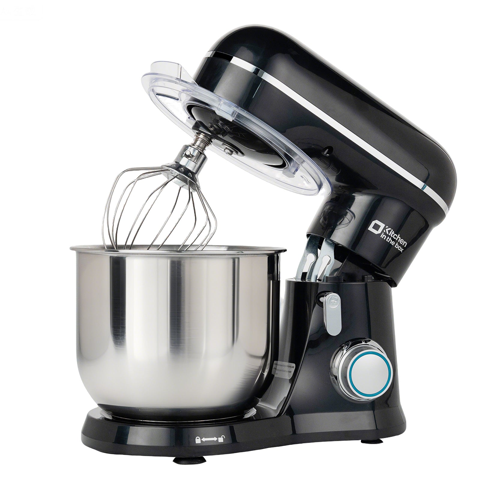 Kitchen in the Box Stand Mixer, 3.5 QT Small Kitchen Electric Stand Mixer, 10-Speed Beginner-Friendly Dough Mixer for Baking, Cake, with Dishwasher-Safe Dough Hook, Beater & Egg Whisk