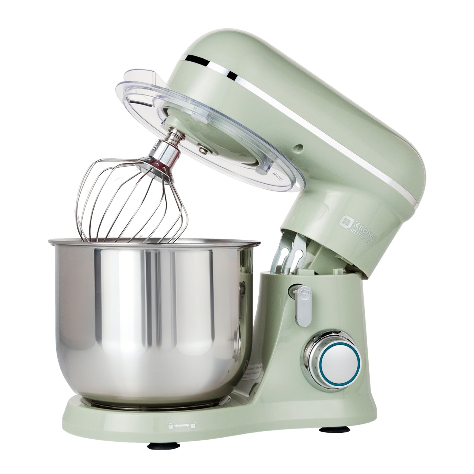 Kitchen in the Box Stand Mixer, 3.5 QT Small Kitchen Electric Stand Mixer, 10-Speed Beginner-Friendly Dough Mixer for Baking, Cake, with Dishwasher-Safe Dough Hook, Beater & Egg Whisk