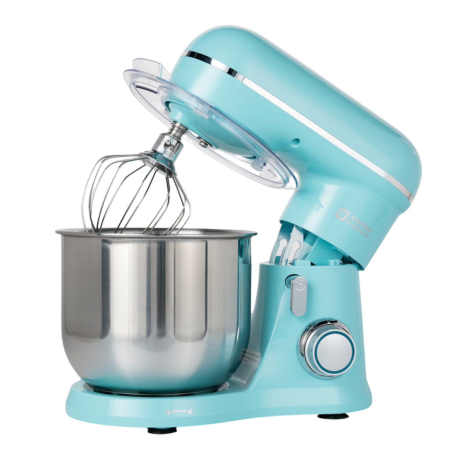 Kitchen in the Box Stand Mixer, 3.5 QT Small Kitchen Electric Stand Mixer, 10-Speed Beginner-Friendly Dough Mixer for Baking, Cake, with Dishwasher-Safe Dough Hook, Beater & Egg Whisk