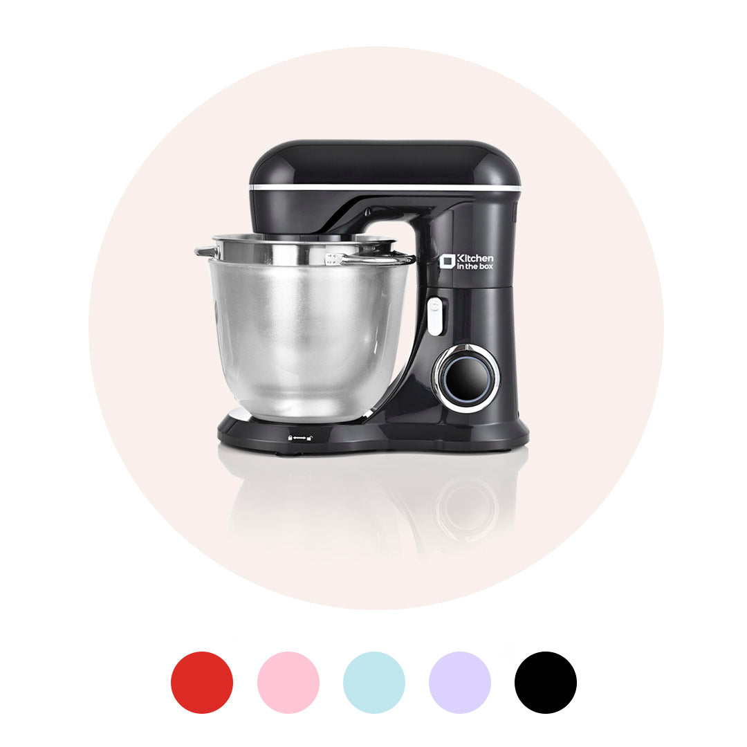 Kitchen Stand Mixer, 10 Speeds, Tilt-Head Design, Sturdy ABS housing, 4.5QT+5QT Nesting Bowls
