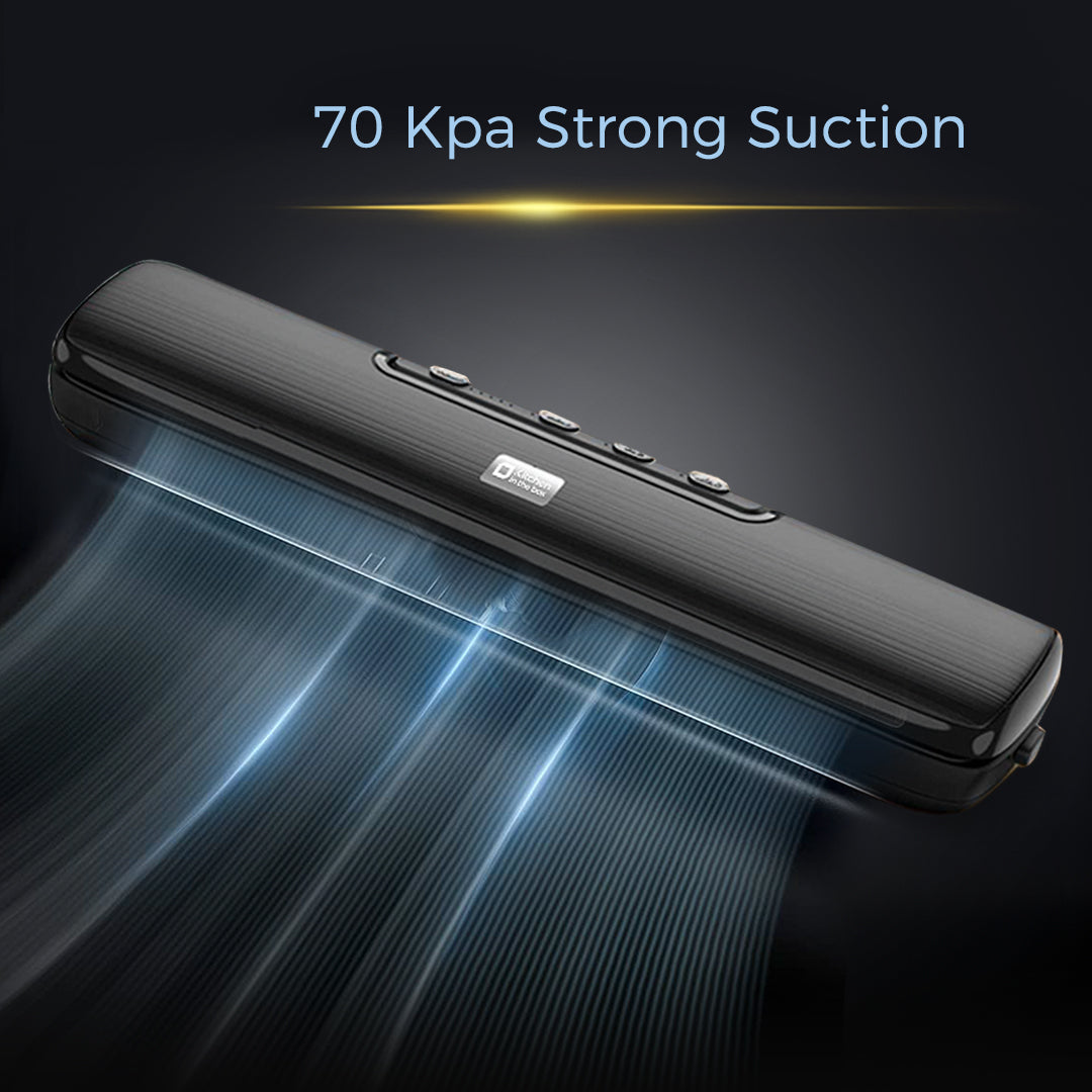 Food Vacuum Sealer, 135W Fast Sealing, Versatile 5 Modes, Overheat Protection System, Includes 15Pcs Vacuum Seal Bags