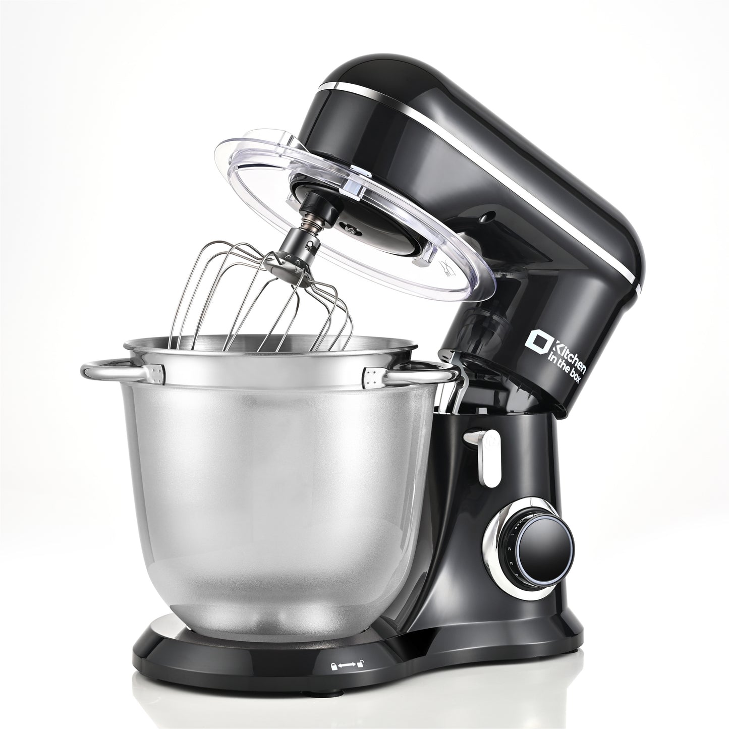 Kitchen Stand Mixer, 10 Speeds, Tilt-Head Design, Sturdy ABS housing, 4.5QT+5QT Nesting Bowls