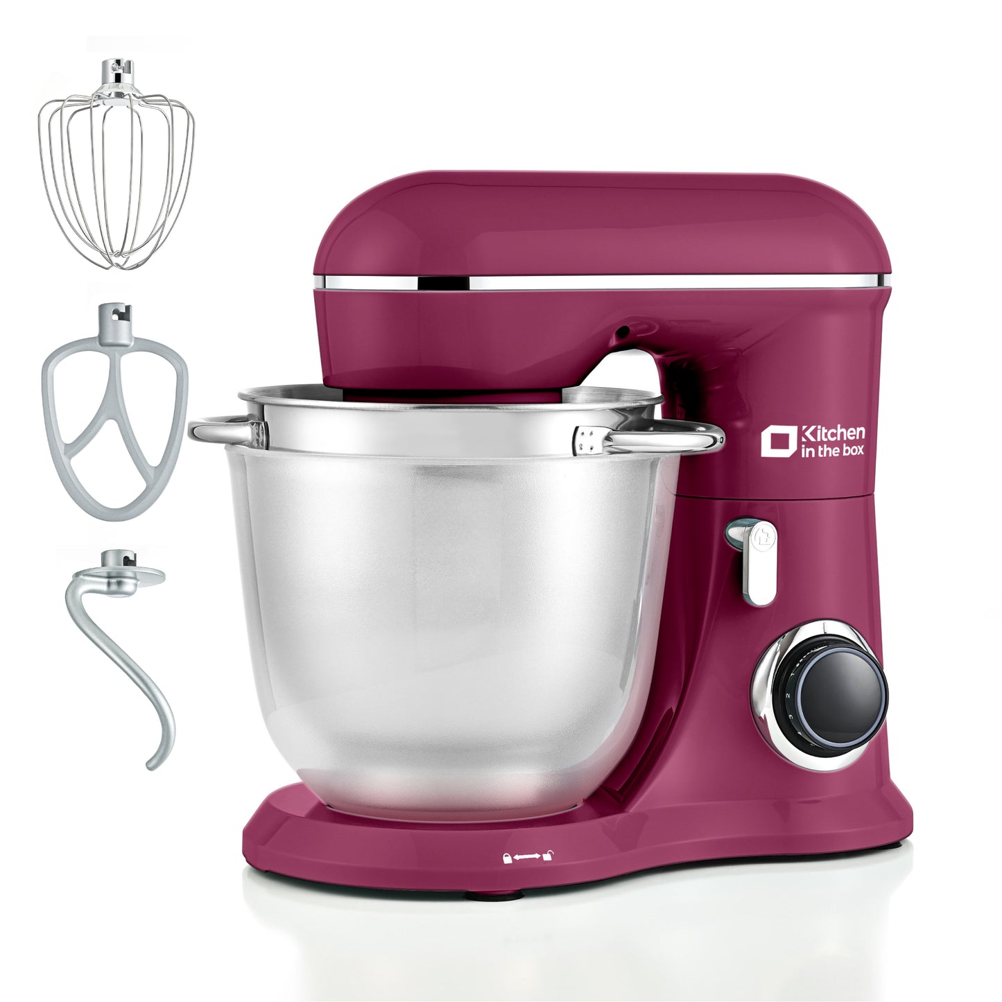 Kitchen Stand Mixer, 10 Speeds, Tilt-Head Design, Sturdy ABS housing, 4.5QT+5QT Nesting Bowls