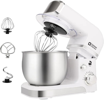 120 Volts 3-In-1, 300 W Tilt-Head Electric Stand Mixer With Stainless Steel Bowl BLACK & Other Color options
