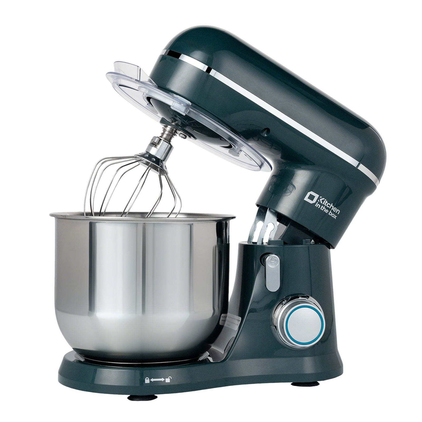 Kitchen in the Box Stand Mixer, 3.5 QT Small Kitchen Electric Stand Mixer, 10-Speed Beginner-Friendly Dough Mixer for Baking, Cake, with Dishwasher-Safe Dough Hook, Beater & Egg Whisk