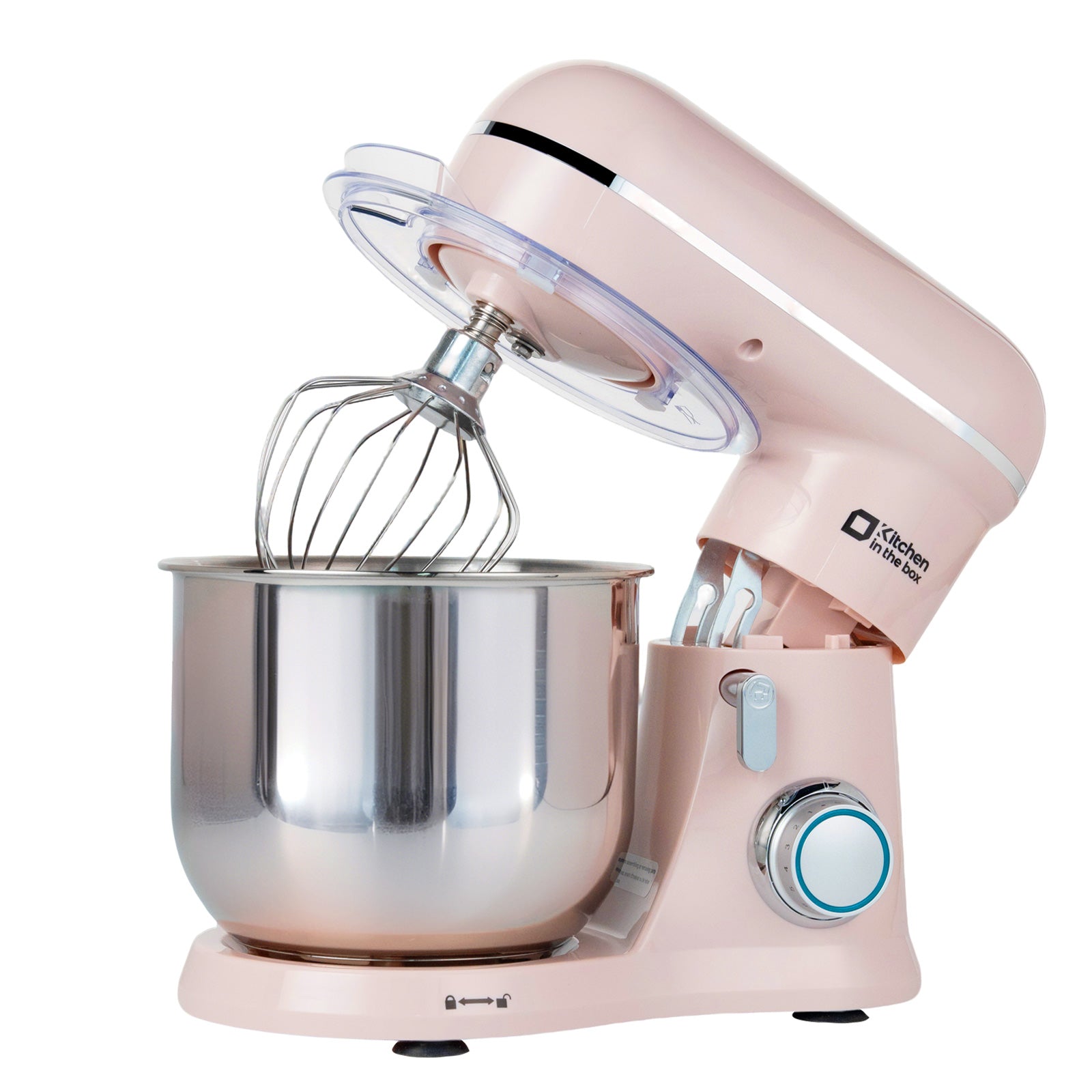 Kitchen in the Box Stand Mixer, 3.5 QT Small Kitchen Electric Stand Mixer, 10-Speed Beginner-Friendly Dough Mixer for Baking, Cake, with Dishwasher-Safe Dough Hook, Beater & Egg Whisk
