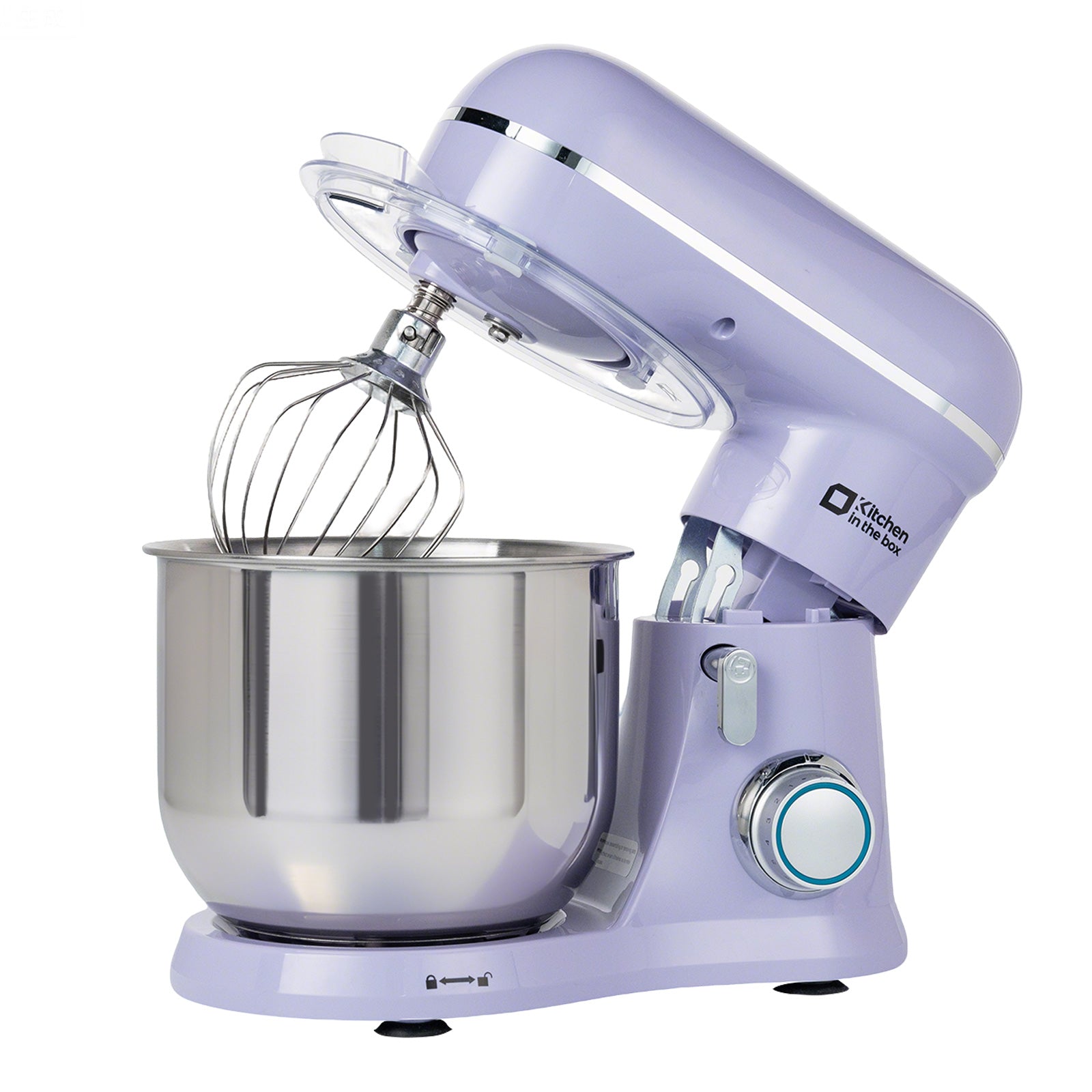 Kitchen in the Box Stand Mixer, 3.5 QT Small Kitchen Electric Stand Mixer, 10-Speed Beginner-Friendly Dough Mixer for Baking, Cake, with Dishwasher-Safe Dough Hook, Beater & Egg Whisk
