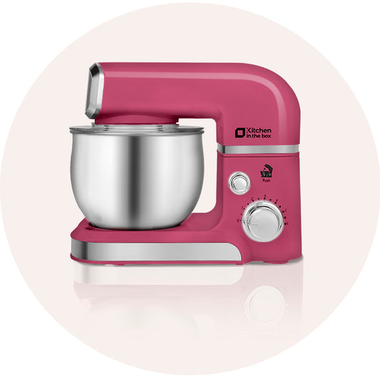 300W 3.2 Quart Tilt-Head Stand Mixer For Home Bakers FUCHSIA & Other Color options