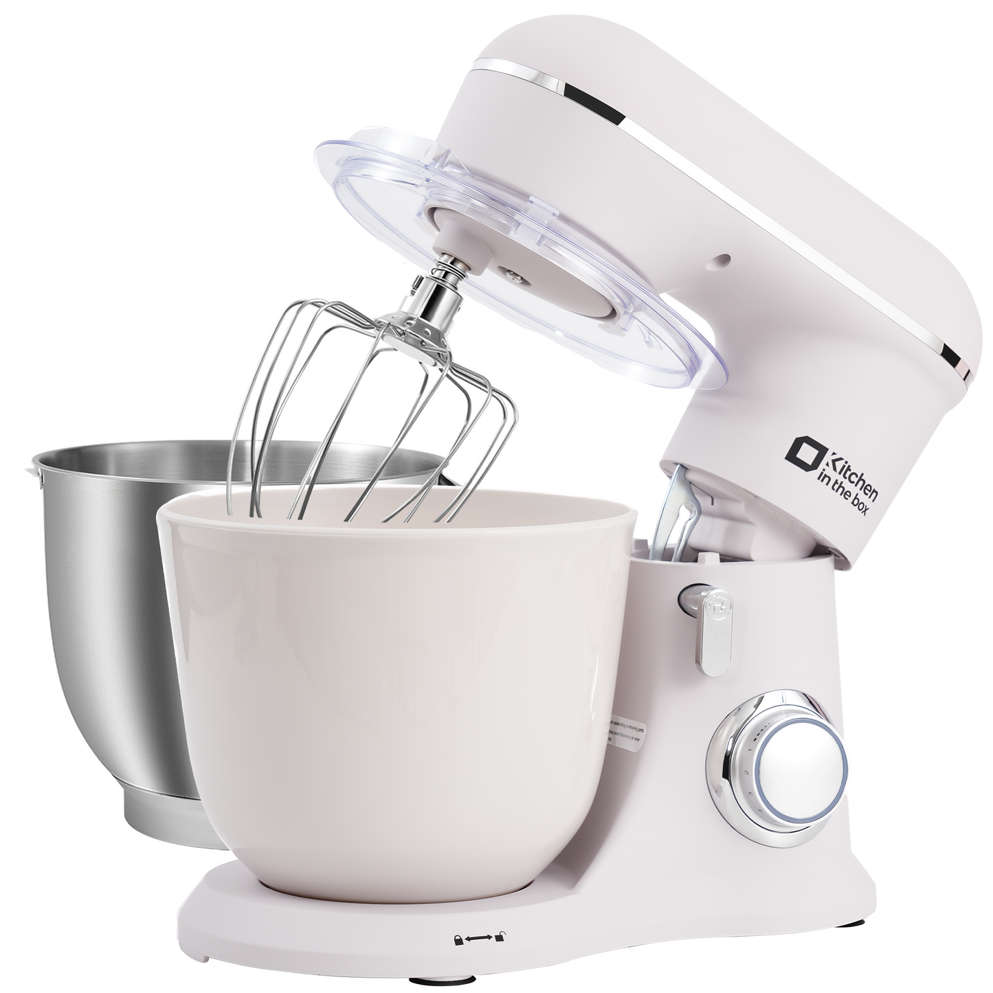 10 Speed Tilt-Head 4.5QT & 5QT Stand Mixer – Matte Food Mixer with Two Bowls, Egg Whisk, Dough Hook & Flat Beater for Daily Use