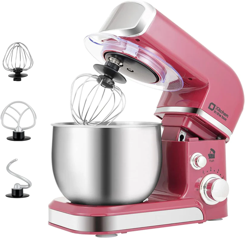 3.2 Qt Low Power Tilt-Head 6- speed Stand Mixer PINK & Other Color opt –  Kitchen in the box